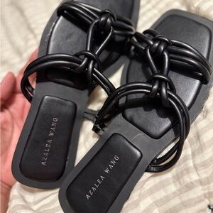 Azalea Wang Black Women's Sandals Eu 39 NWOT